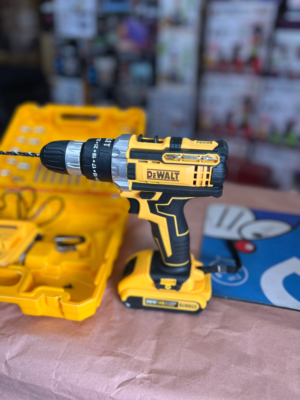 DeWalt Lott imported 24 V Rechargeable Drill machine .Tools Box  Screwdriver 2 lithium battery