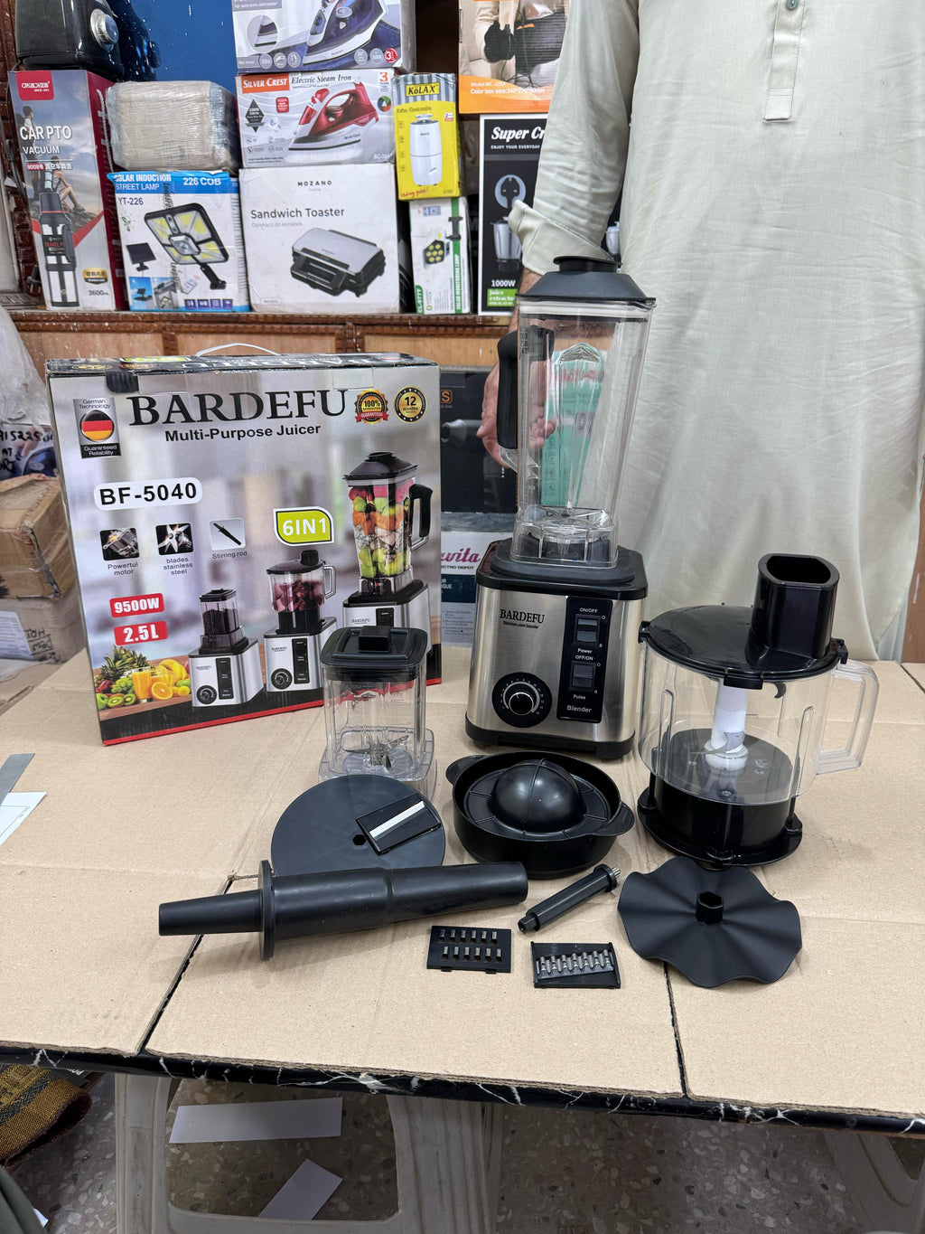 BARDEFU Germany 6 in 1 blender set BF-5040