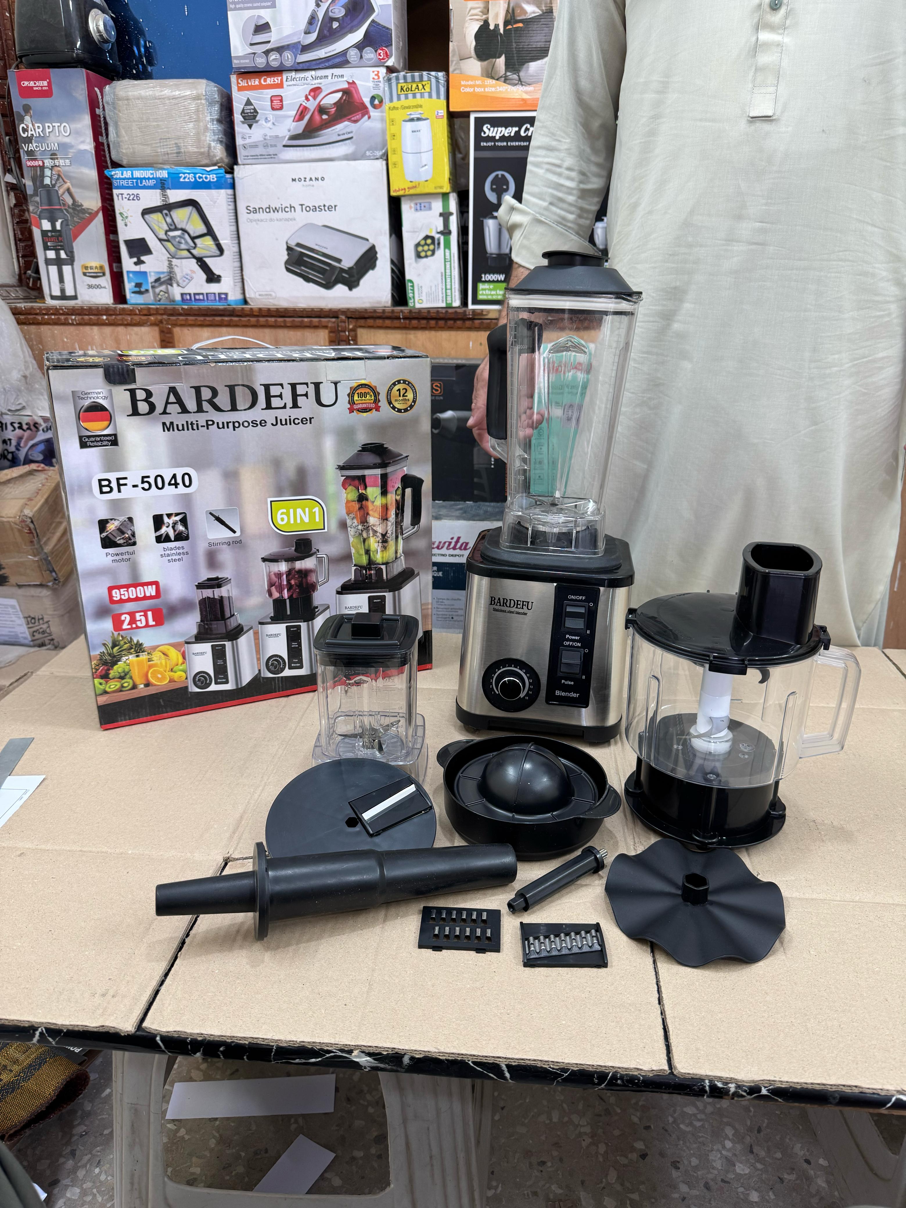 BARDEFU Germany 6 in 1 blender set BF-5040