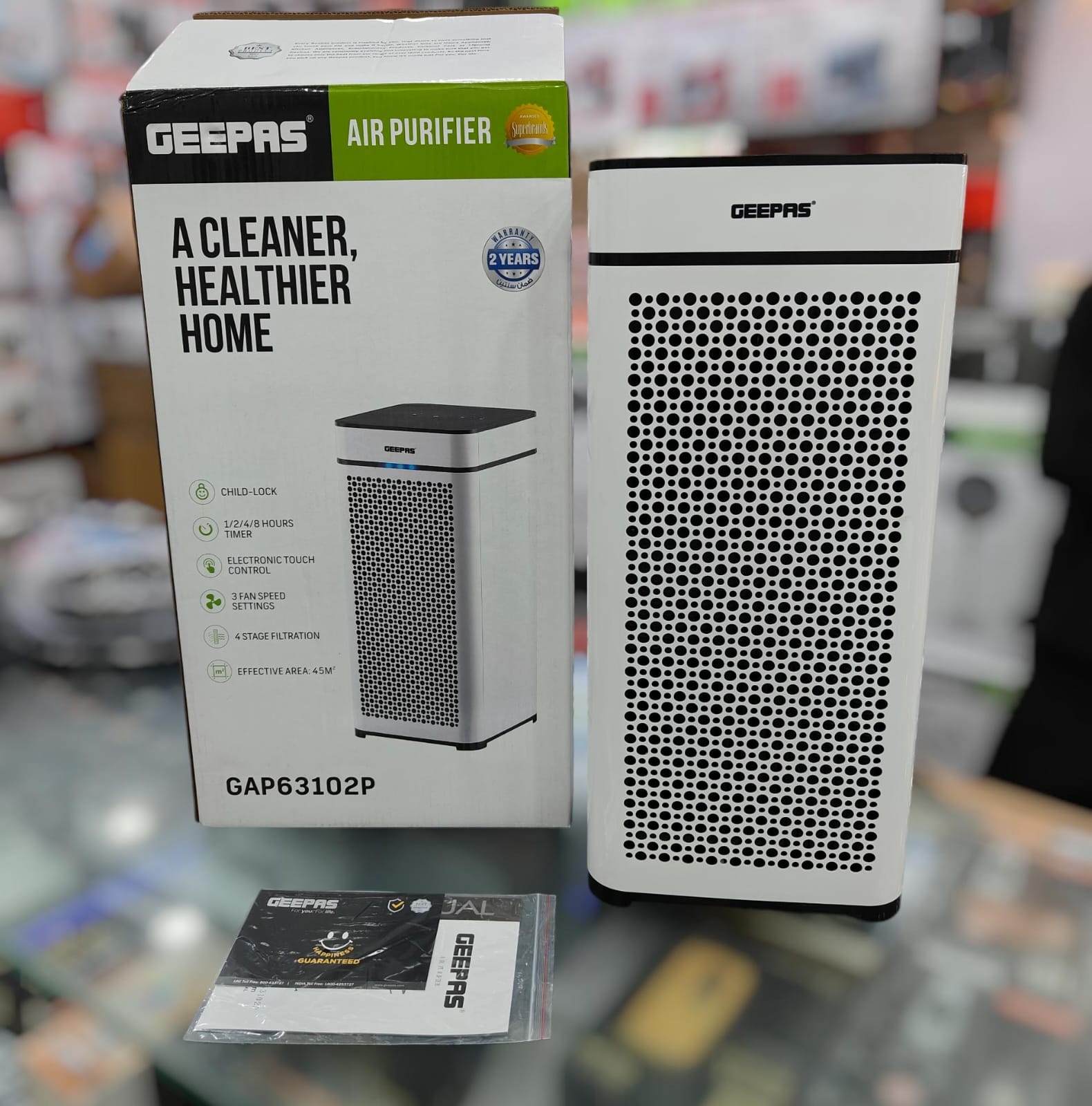 Geepas air purifier GAP 63102P