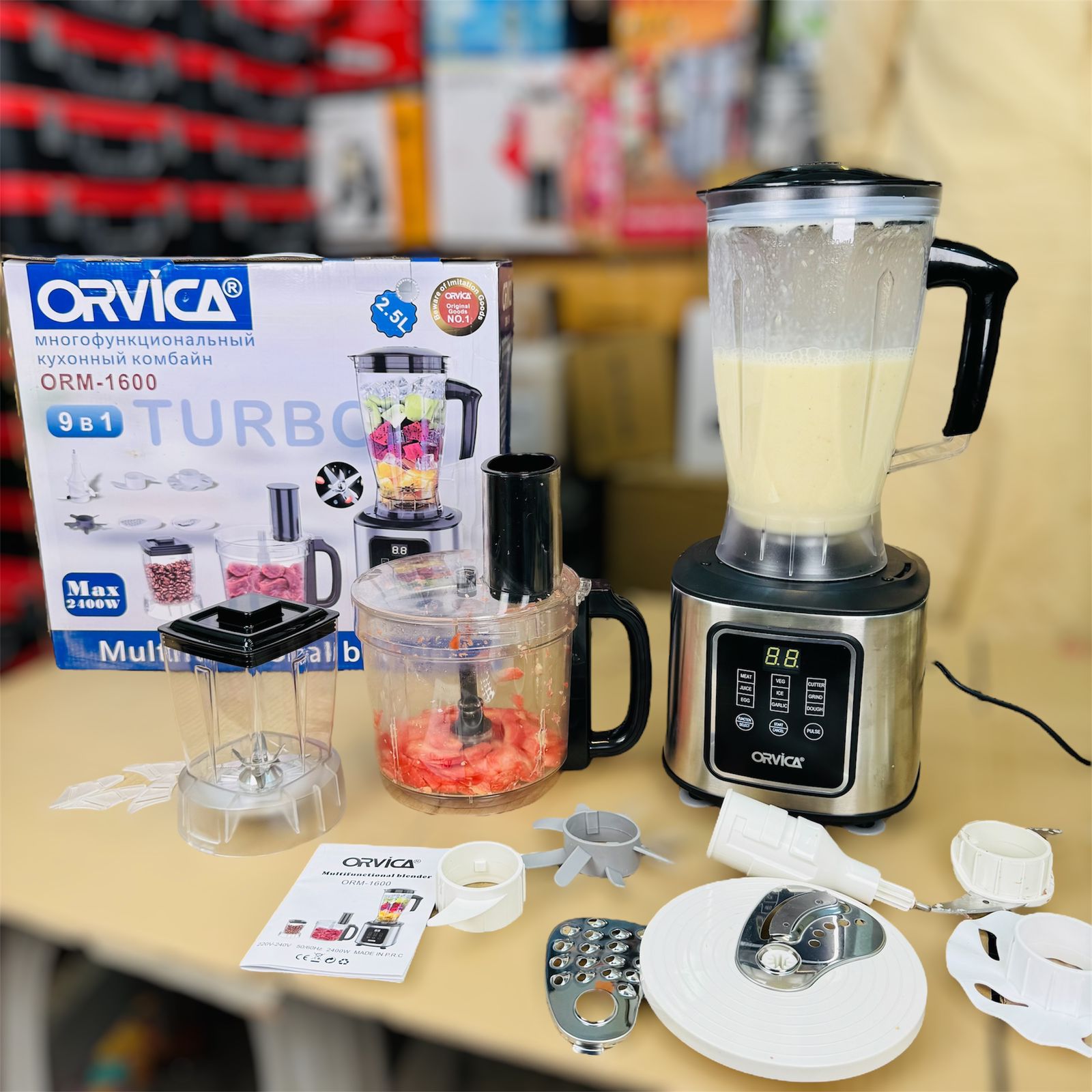 ARVICA 9 in 1 food factory (chopper grinder set)