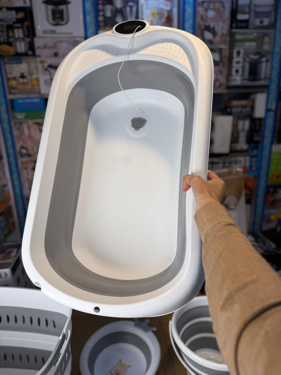 Baby Foldable Bathtub Set