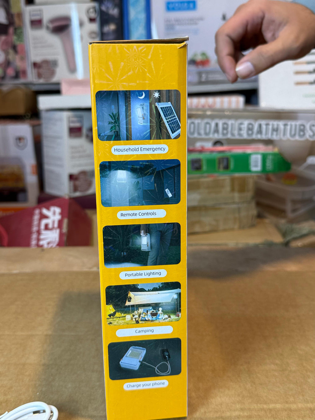 Rechargeable solar light