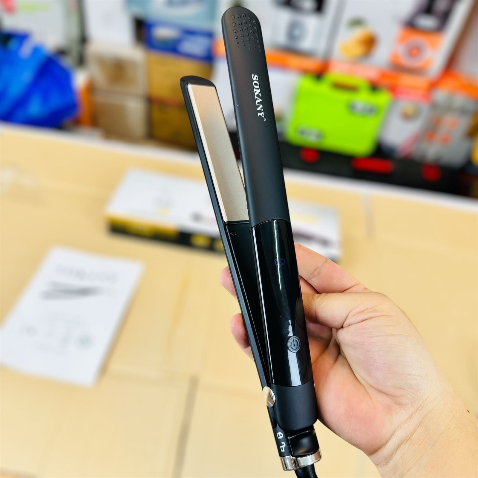 sokany professional salon ultra hair straightener sk-1901
